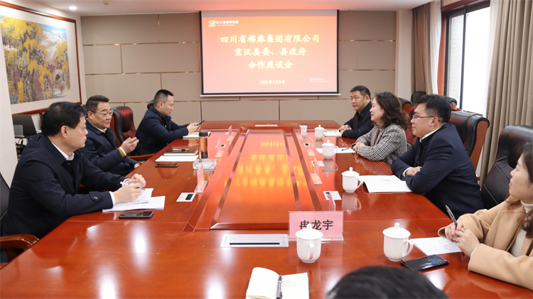 集團公司召開與宣漢縣委、縣政府合作座談會
